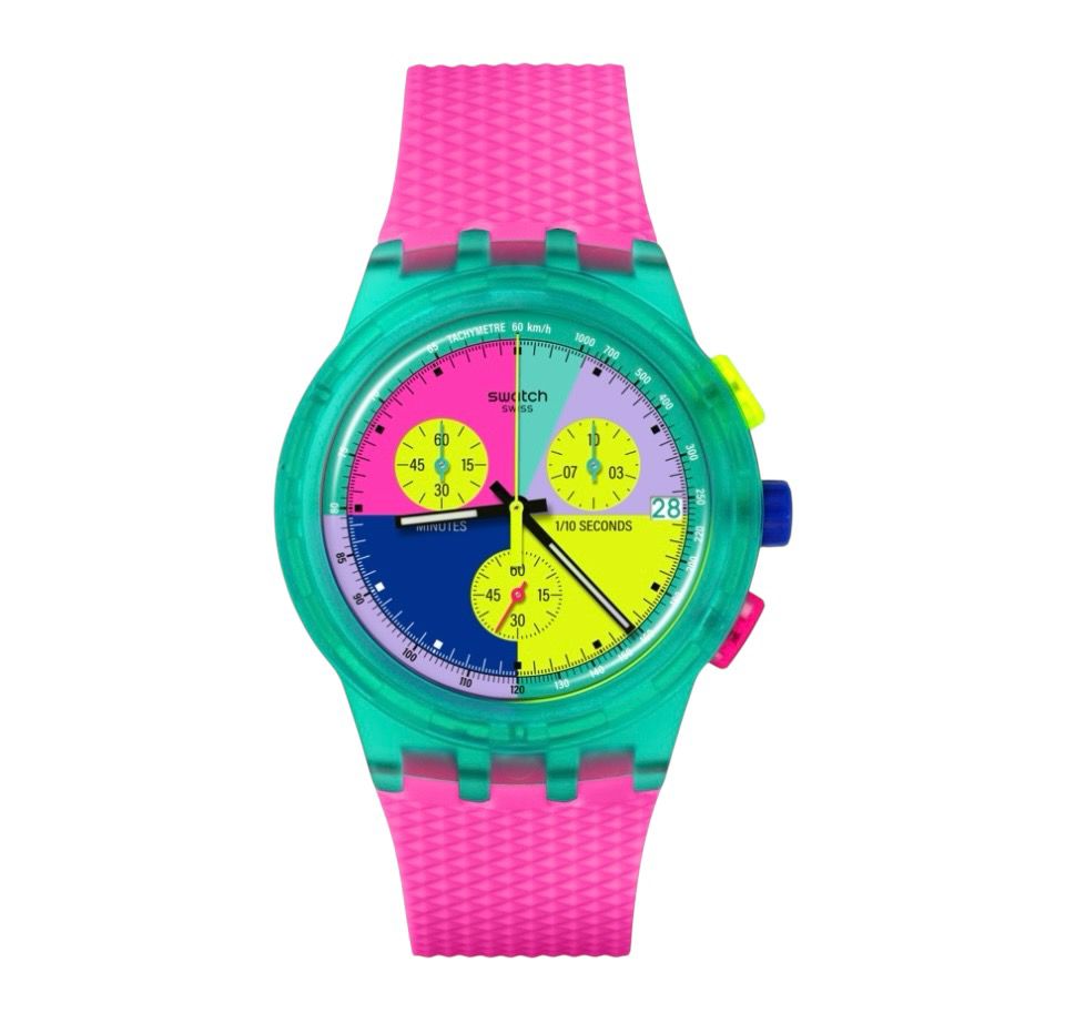 RELOJ SWATCH SUSG408 NEON FUCCIA