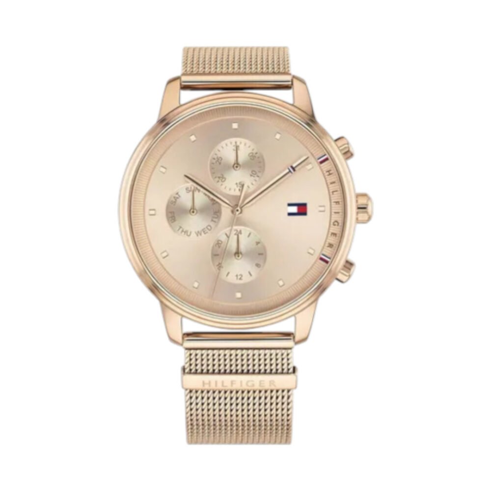 RELOJ TOMMY 1781907 PULSO MALLA ORO ROSA (Copy)