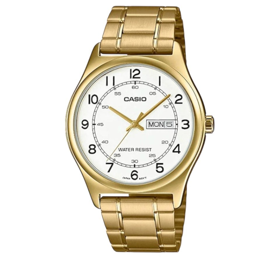RELOJ CASIO MTP-V006G-7BUDF DOBLE CALENDARIO
