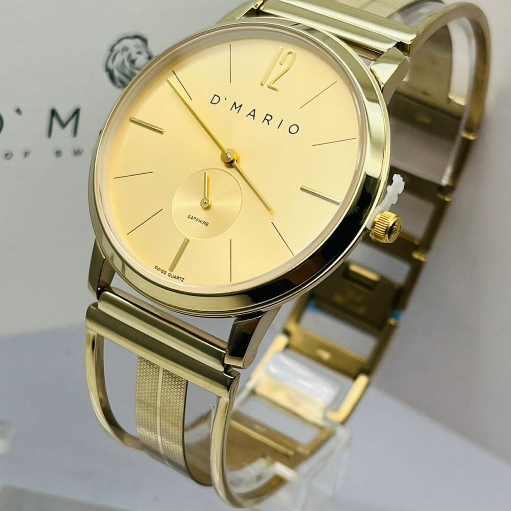 RELOJ D MARIO ZE1023 PULSO ESQUELETO SEGUNDERO LATERAL
