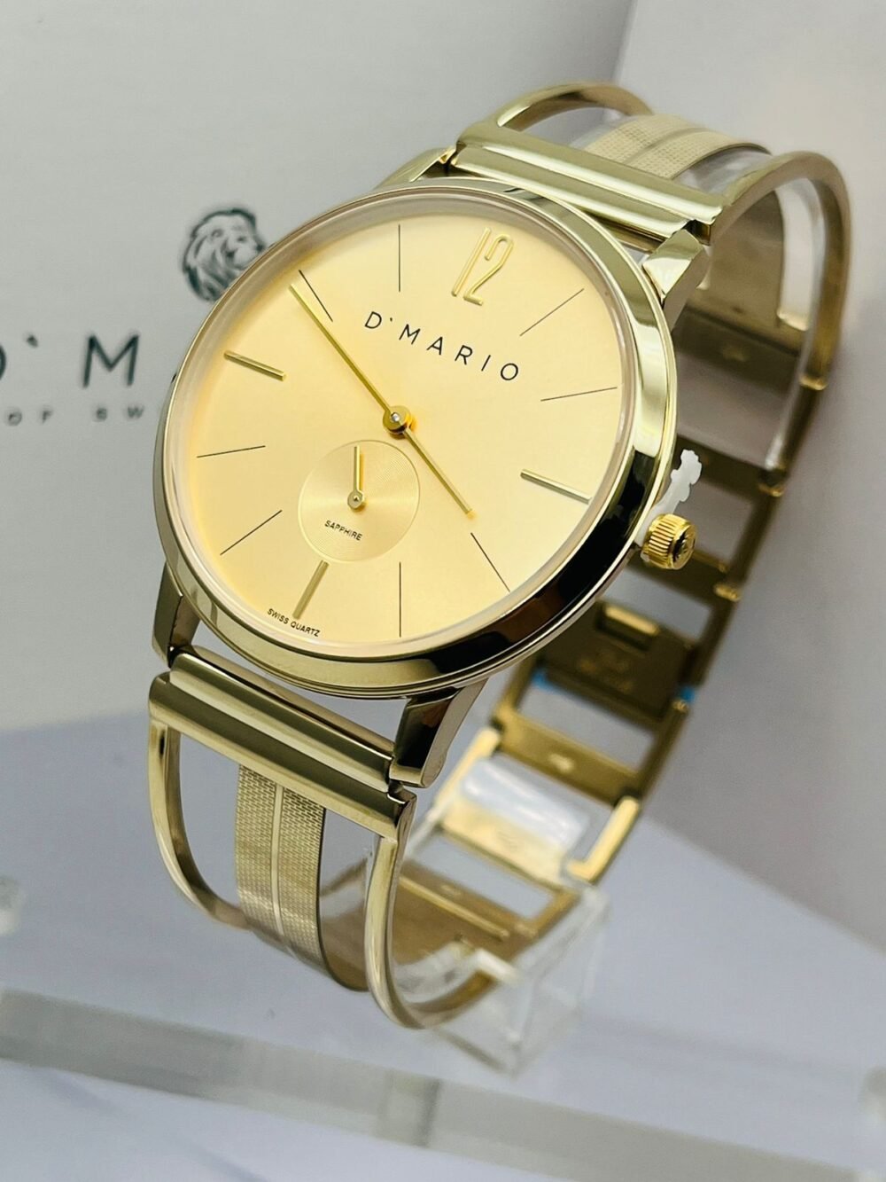 RELOJ D MARIO ZE1023 PULSO ESQUELETO SEGUNDERO LATERAL