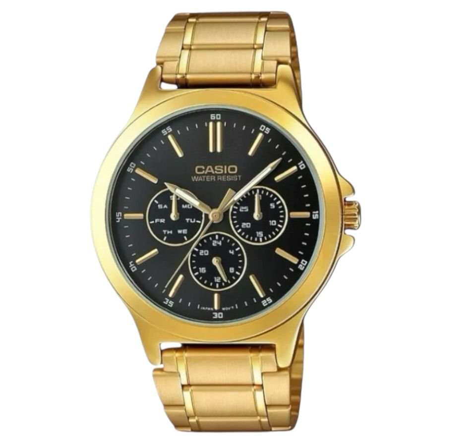 RELOJ CASIO MTP-V300G-1AUDF MULTIFUNCIONAL