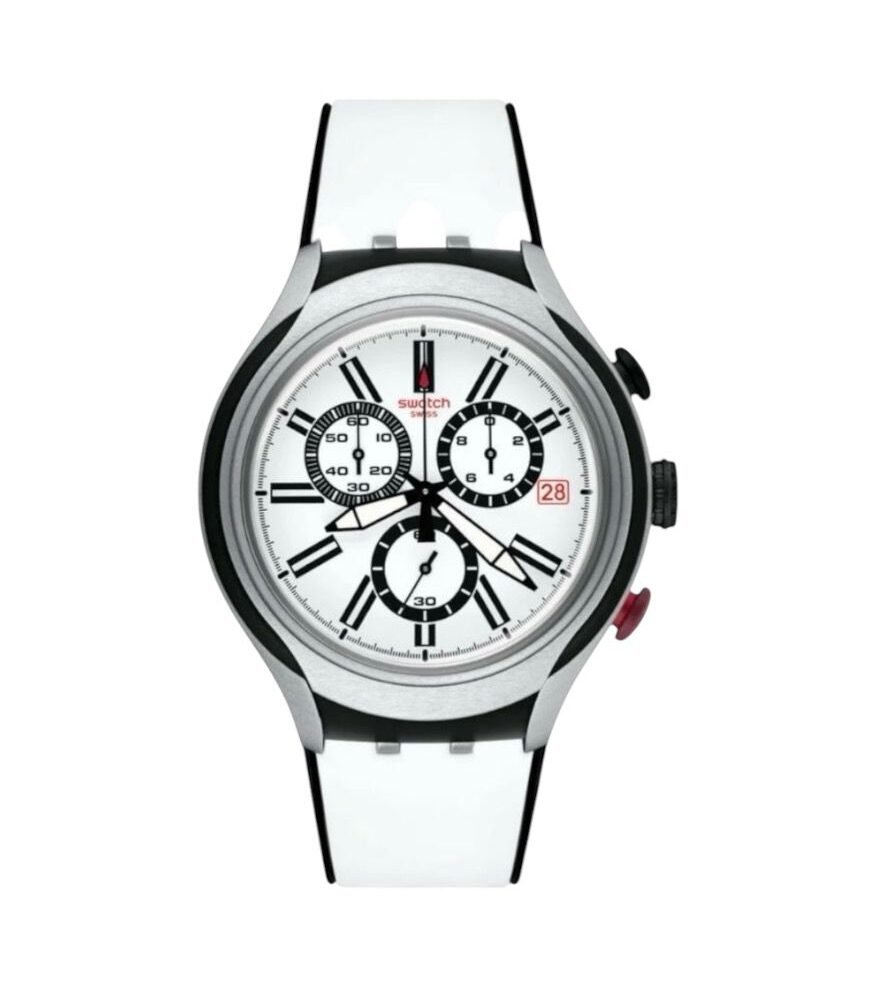 RELOJ SWATCH YYS4005 CRONOGRAFO BLANCO
