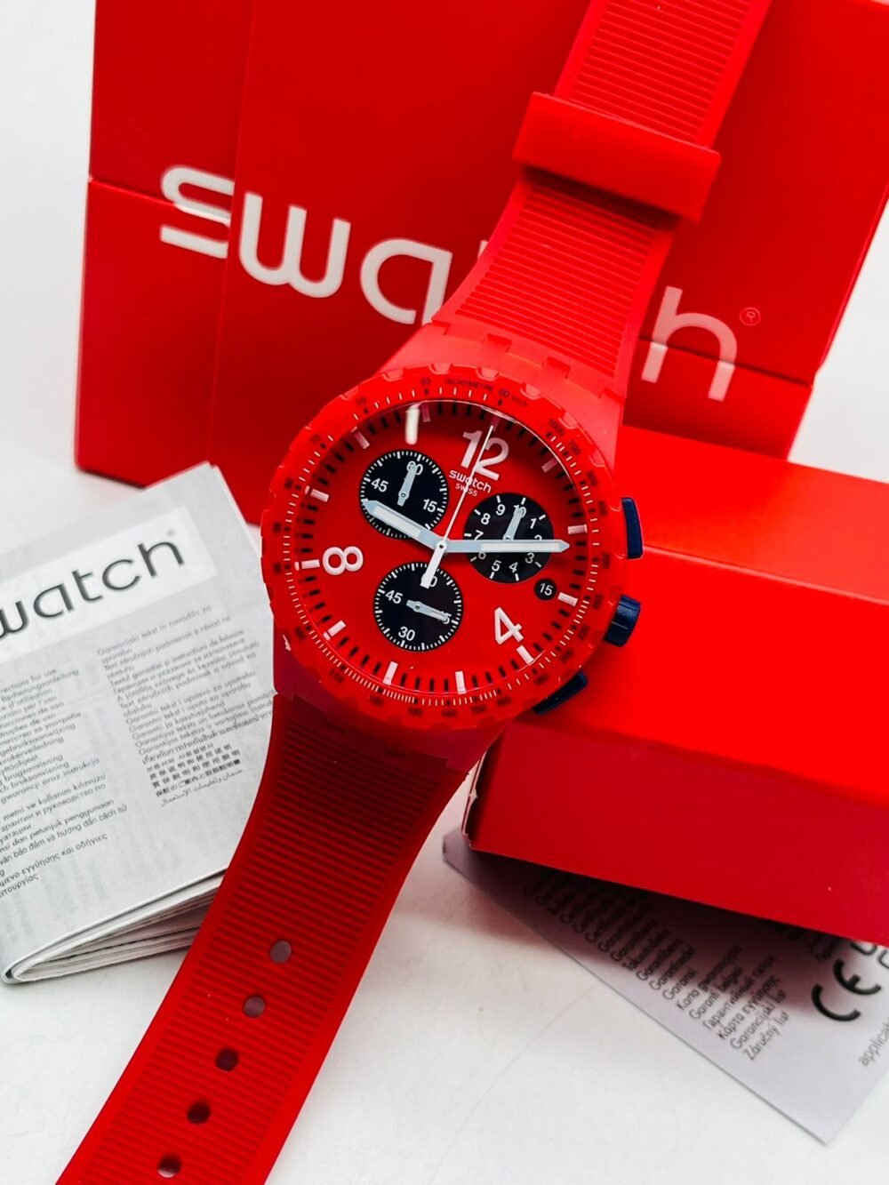 RELOJ SWATCH SUSR407 CABALLERO ROJO - Image 2