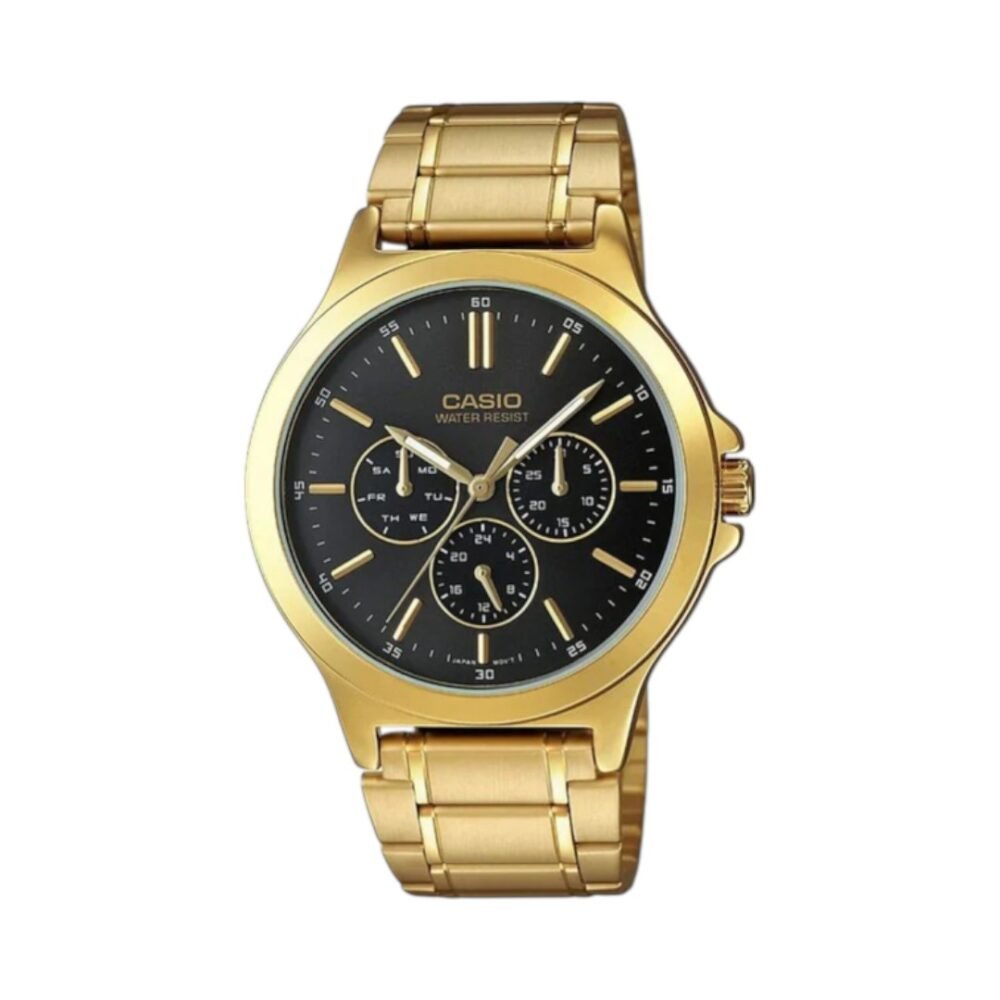 RELOJ CASIO MTP-V300G-1AUDF MULTIFUNCIONAL