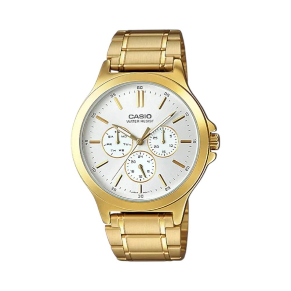 RELOJ CASIO MTP-V300G-7AUDF MULTIFUNCIONAL