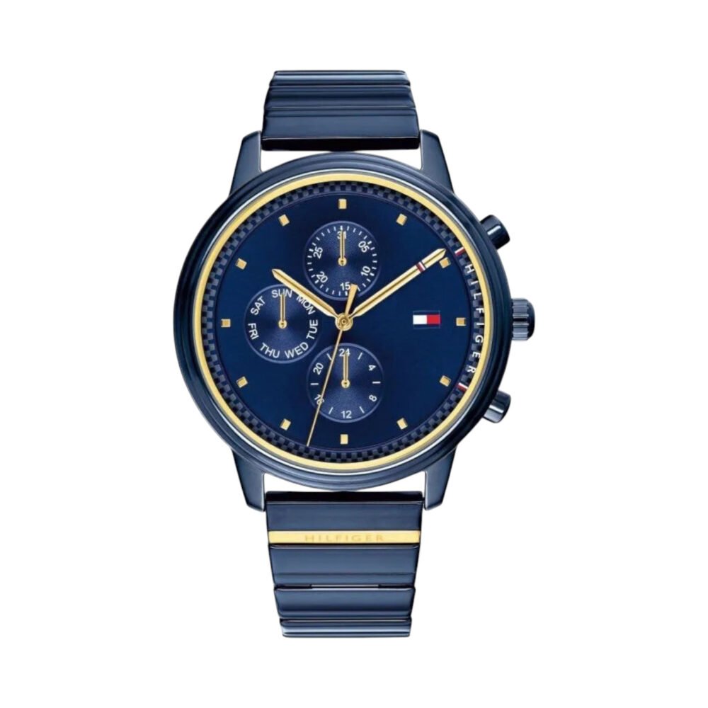 RELOJ TOMMY HILFIGER PARA DAMA EN ACERO AZUL REY