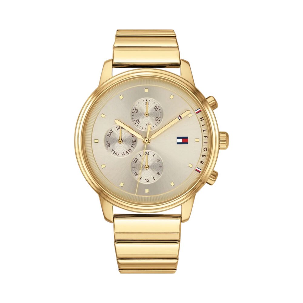 RELOJ TOMMY HILFIGER PARA DAMA EN ACERO DORADO
