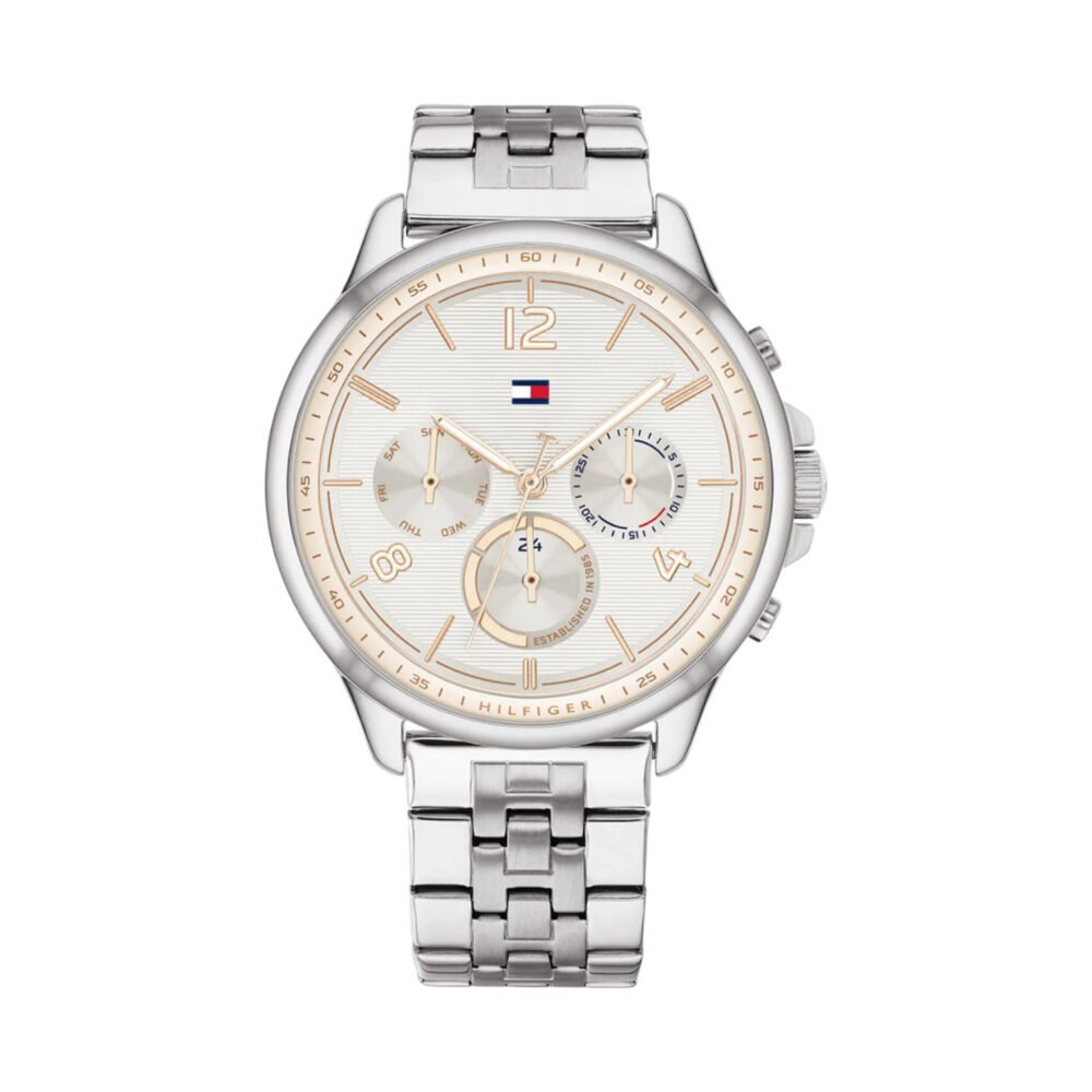 RELOJ TOMMY HILFIGER PARA DAMA EN ACERO PLATEADO