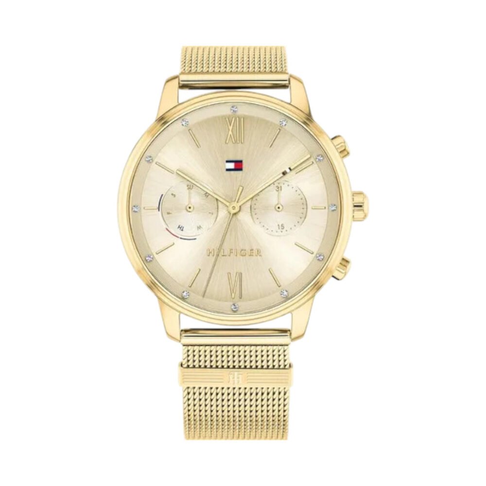 RELOJ TOMMY HILFIGER PARA DAMA EN MALLA DORADO