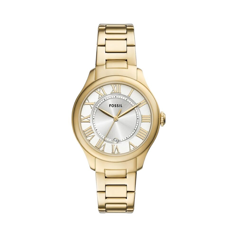 RELOJ FOSSIL DAMA DORADO NUMEROS ROMANOS